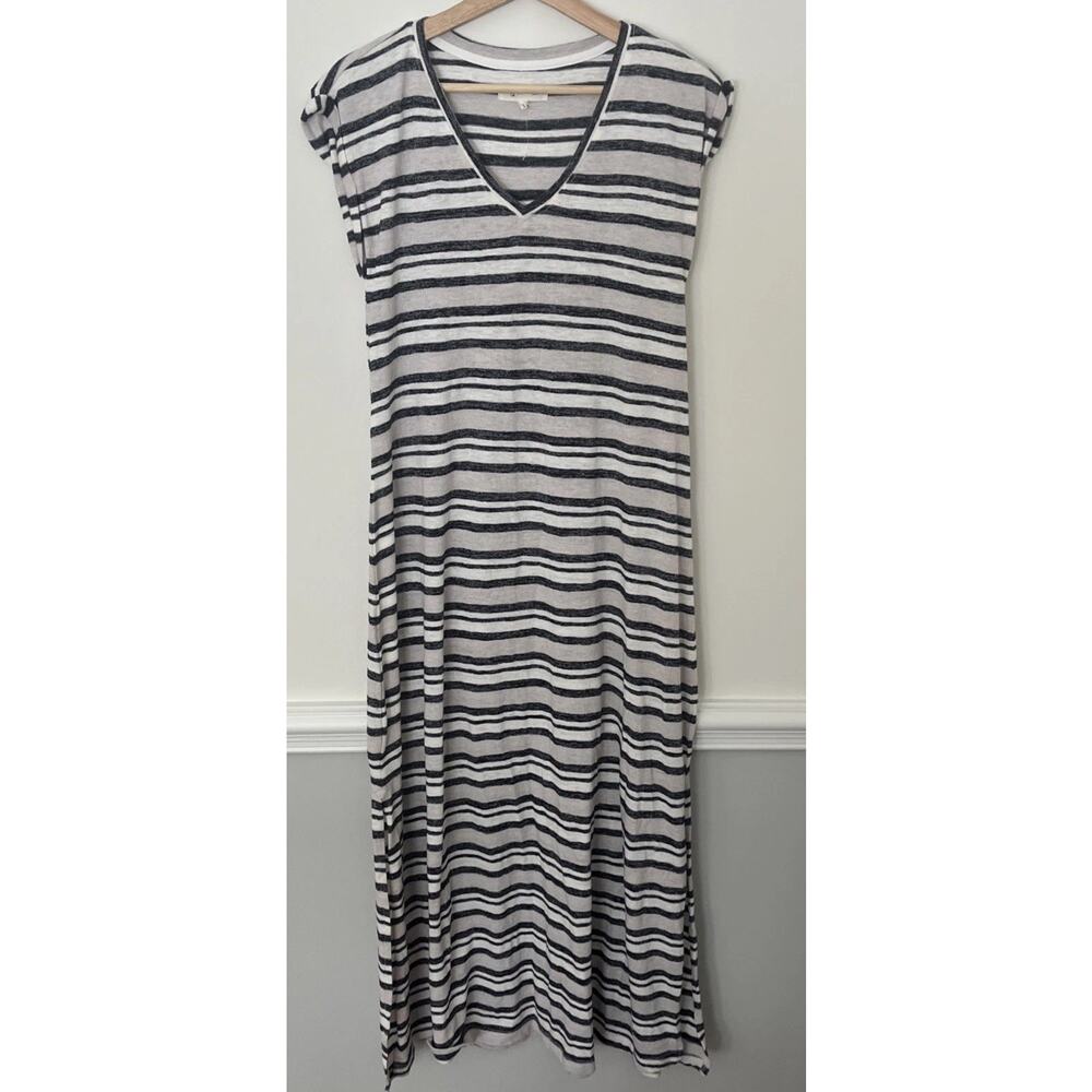 Lou‎ And Grey Maxi Dress Stripes Size Small